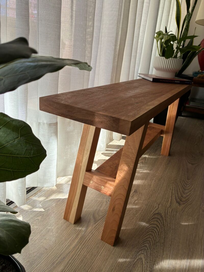 Banqueta madera lenga - agreste diseño